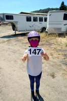 F getting ready for her horse show!