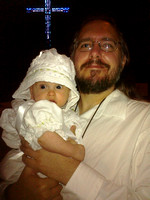 RLP & K at the baptism.