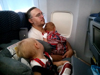 I sleeeeping, on a jet plane!