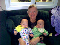 RLP's mom with the babies