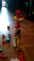 Another precarious K tower that stayed up.  Not bad for not-yet-3.