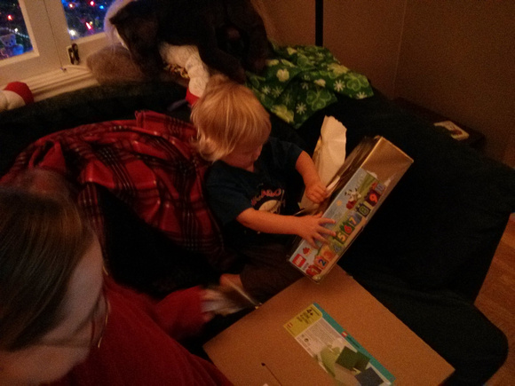 Opening presents with AJ.
