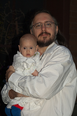 RLP & K at the baptism, no hat