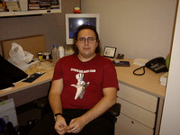 Me in Toronto, so long ago!  :)  At work, probably at Solect.