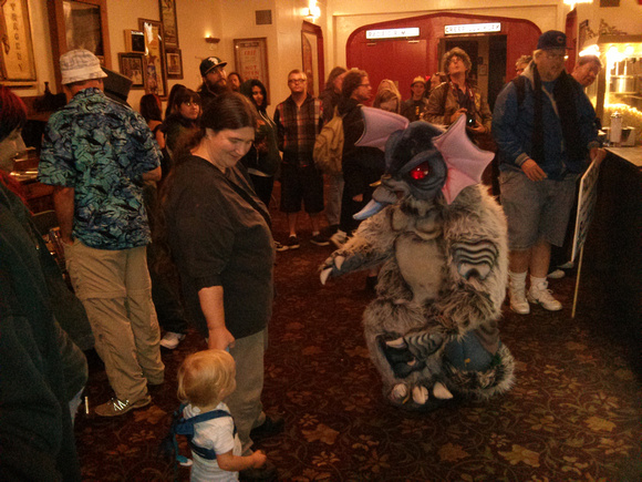 Monster introductions, at the Creepy KOFY event.