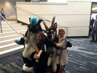 F and J with furries @ BabsCon 2019