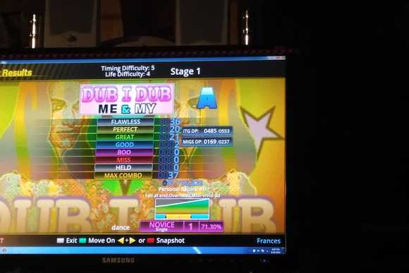 F continues to get better at DDR