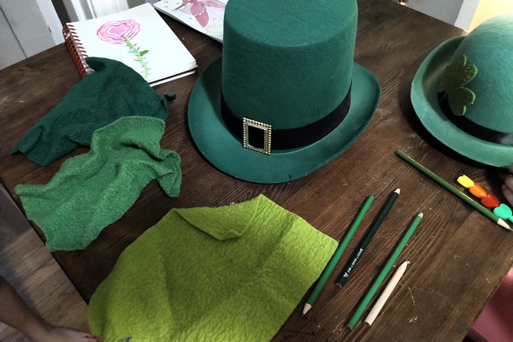 Getting ready for St Patrick's Day