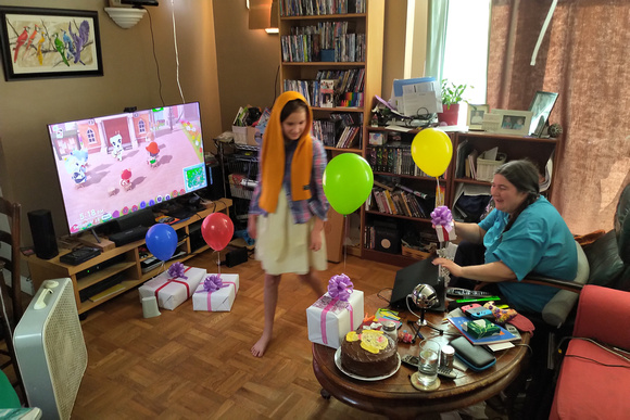 RA's Animal Crossing themed birthday