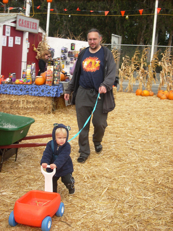 F and RLP at the pumpkin patch