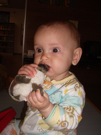 Tasty stuffy! (at baby rhyme time)
