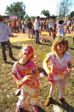 Getting colorful at Holi