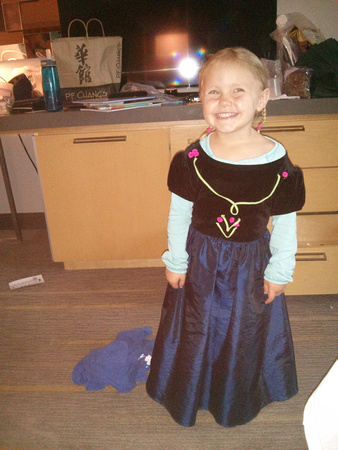 F in her Anna costume #BayCon2015