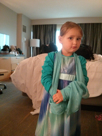 K in her Elsa costume #BayCon2015