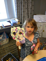 K with her craft session mask at BayCon 2016