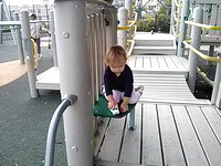 Suddenly, both girls are into playing with cars.