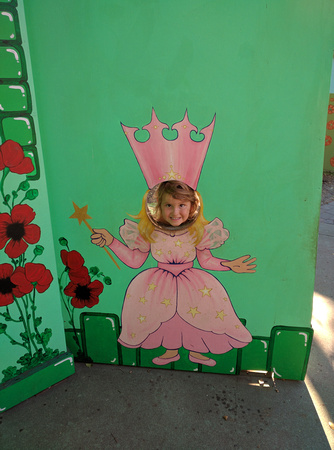 K as a princess.