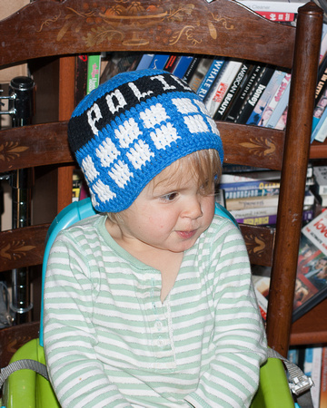 F being like *super emo* in her TARDIS hat.