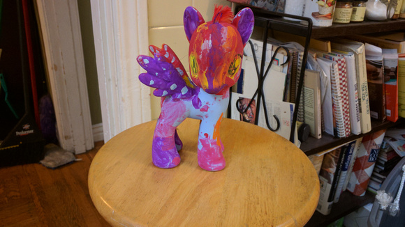 K and F did some alterations on Rainbow Dash, 1/2