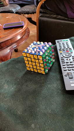 My tactile 5x5x5 Rubik's cube.