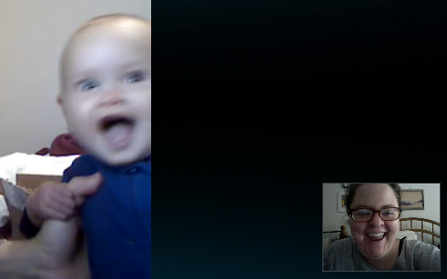 Yay for skype!
