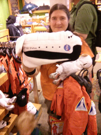 Space shuttle plushy!  Academy Of Science's NASA themed items, pic 5/5