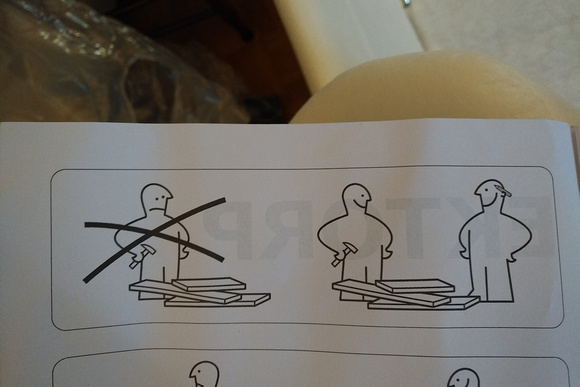 Don't be sad you have a pile of random crap, be happy you have a pile of random crap!!  (From Ikea instructions.)