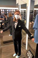 Kai trying out a suit for A's wedding