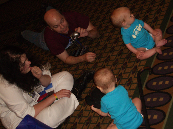 Very popular babies!  At WorldCon 2012.