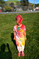 Very colorful F at Holi