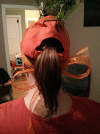 Aunty Carrot!  Halloween, 2013