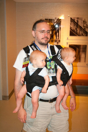 Hanging babies.  (Chicago WorldCon 2012)