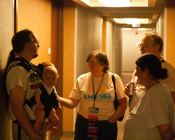 "How much for both of them?  Do I just pluck them off and take them away?"  (Chicago WorldCon 2012)