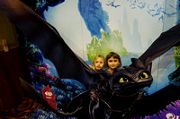 Behind poster for How to train your dragon in movie theater
