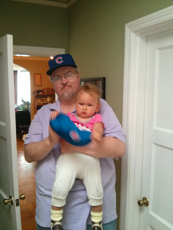 Daddy RJ and K and hats.