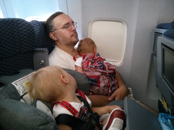 I sleeeeping, on a jet plane!
