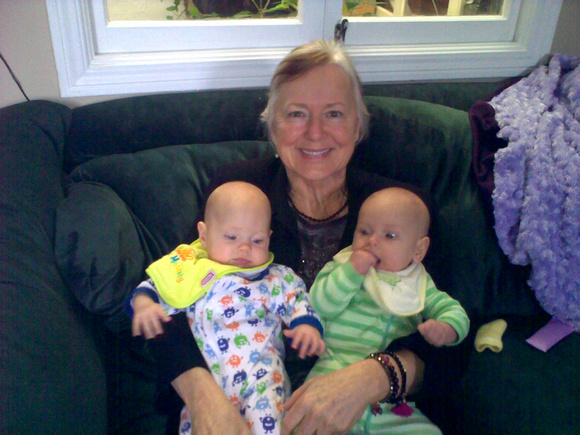 RLP's mom with the babies