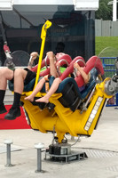 Me and F about to get launched from the SlingShot at Canada's Wonderland