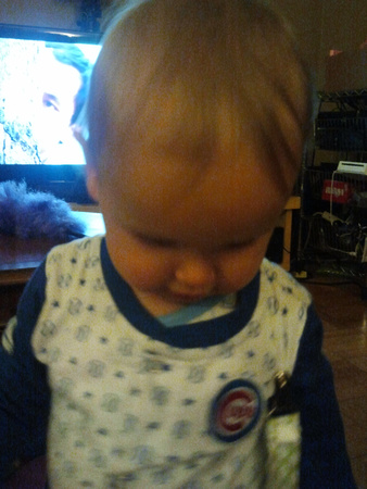 Baby Cubs fan.