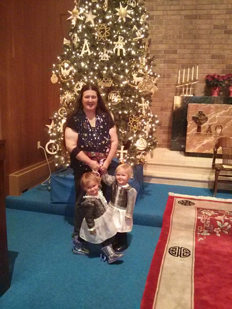 Babies in their fancy dresses and boots!  (Christmas 2013)