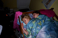K and F sleeping soundly