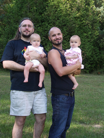 RLP and Josh with babies.